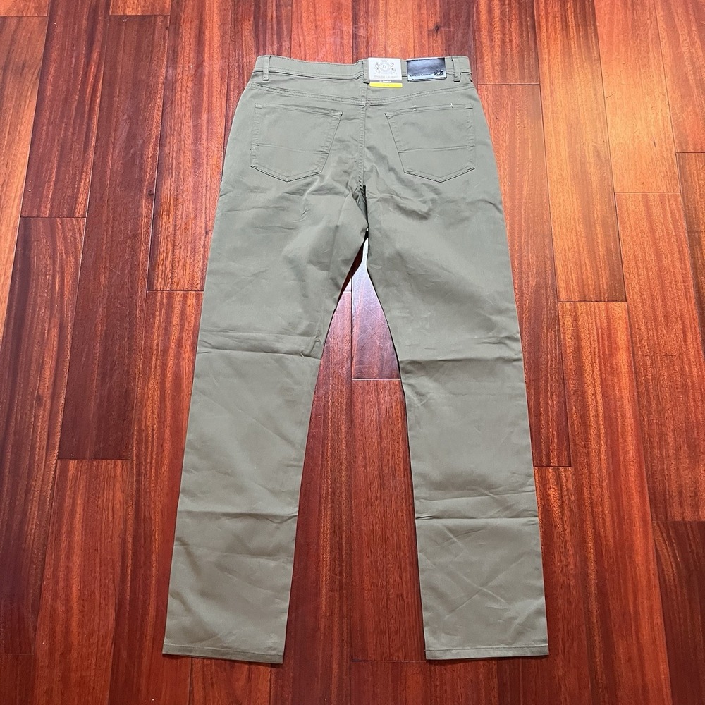 English Laundry Pants Mens 32x34 Green Straight Fit Stretch Preppy Casual NWT - Picture 3 of 6